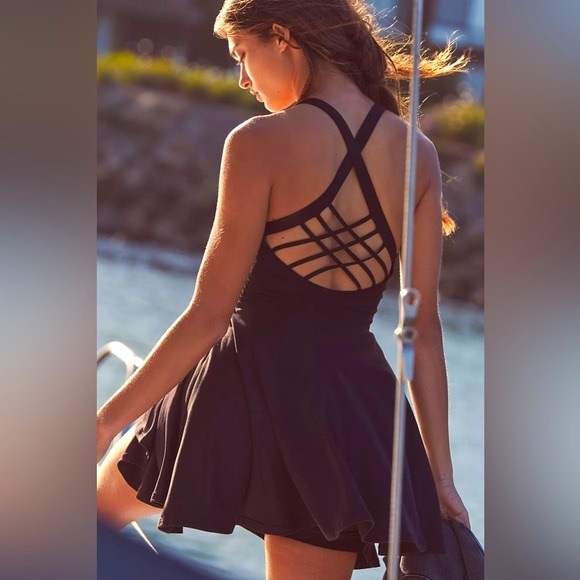 NEW Free People Good Karma Tennis Dress with Shorts [Set] - Picture 5 of 10